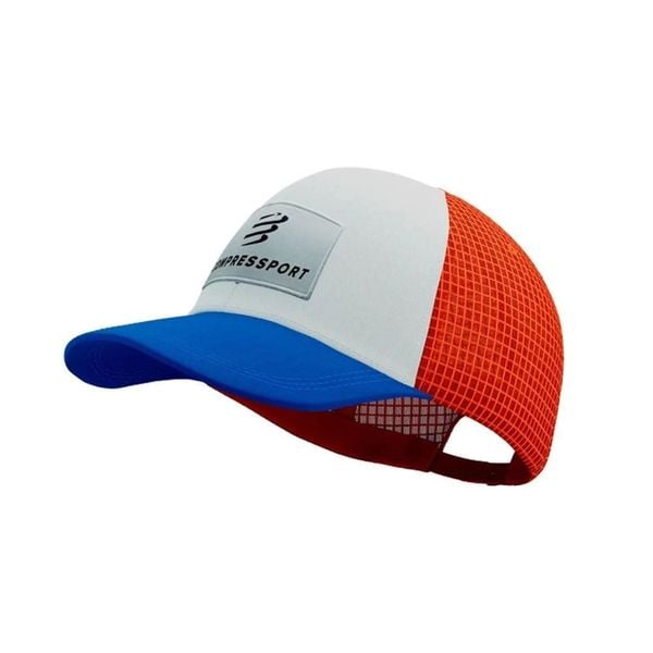 Mũ Thể Thao Compressport Trucker 6P Cap - Princess Blue/White