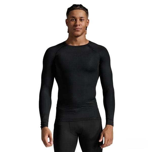 Áo Bó Cơ Nam 2XU Core Compression Long Sleeve - BLK/NLO