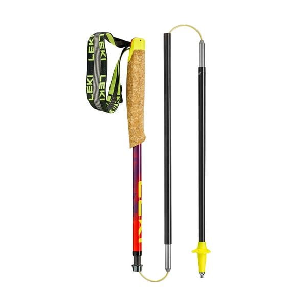 Gậy Chạy Địa Hình LEKI Neotrail Pro FX.One Superlite - Bright red/Violet/Neon yellow