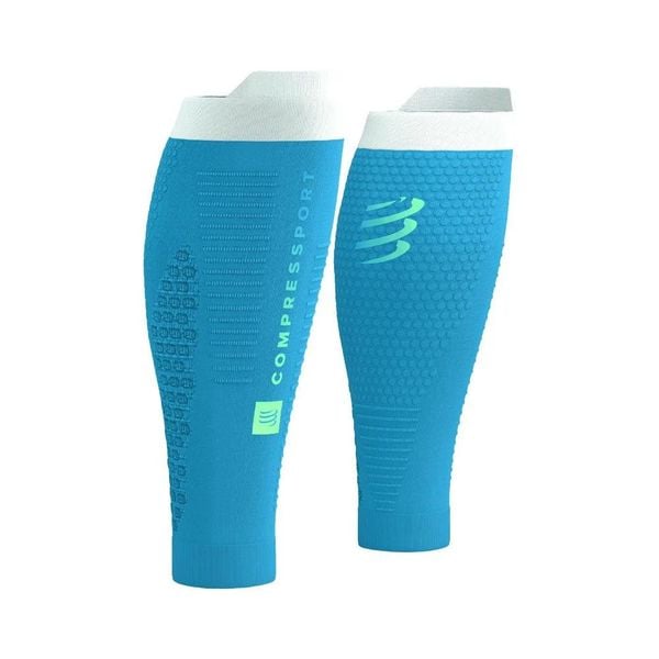 Bó Bắp Chân Compressport Calf R2 3.0 - Norse Blue/White