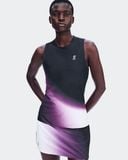  Áo Ba Lỗ Thể Thao Nữ On Running Women's Court Tank Swing - Black/Cassis 