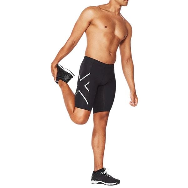 Quần Bó Cơ Nam 2XU Core Compression Shorts - Black/Silver