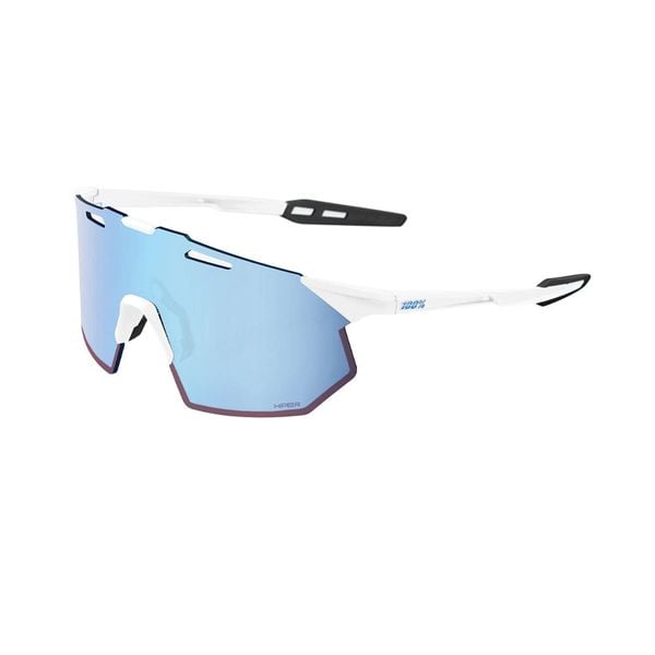 Kính 100% Hypercraft SQ Soft Tact White - HiPER Blue Mirror Lens