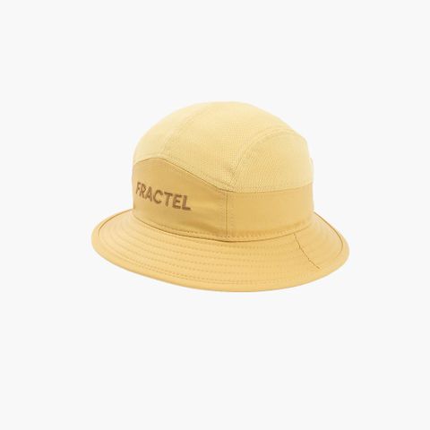 Mũ Chạy Bộ Rộng Vành Fractel Bucket Hat - Golden Yellow