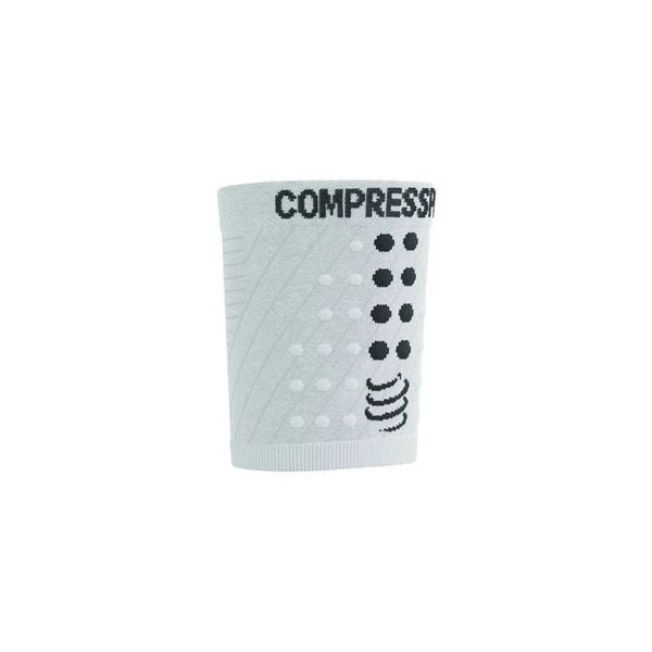 Băng cổ tay lau mồ hôi Compressport Racing Sweatbands - White