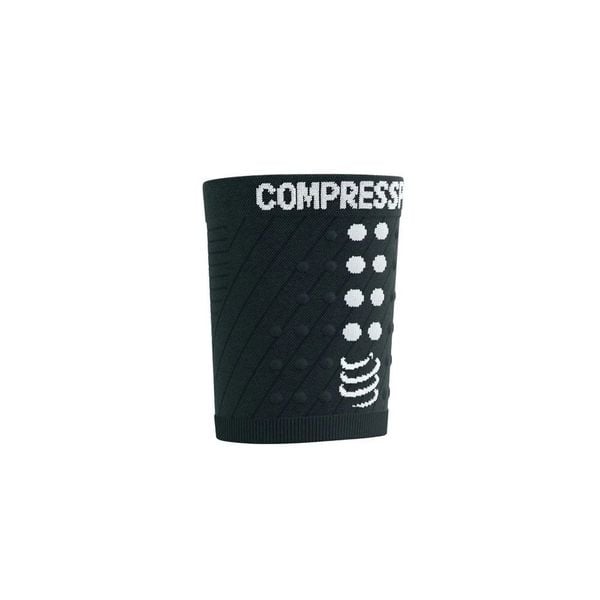 Băng cổ tay lau mồ hôi Compressport Racing Sweatbands - Black