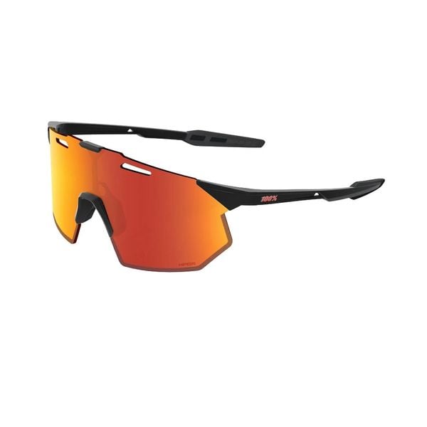 Kính 100% Hypercraft SQ Soft Tact Black - HiPER Red Mirror Lens
