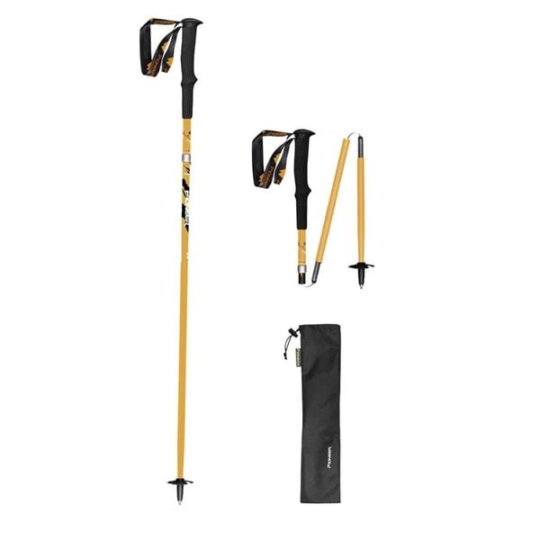 Gậy Chạy Địa Hình Pioneer Carbon C4 - Cam