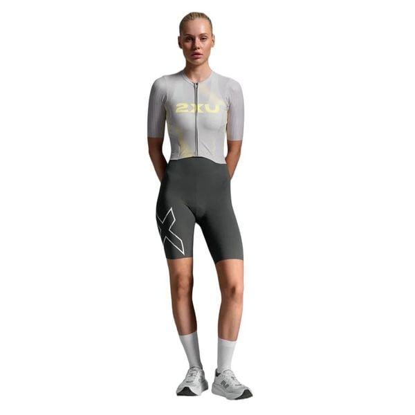Bộ Quần Áo Ba Môn Phối Hợp Nữ 2XU Light Speedreact Sleeved Trisuit - LMI/JUP