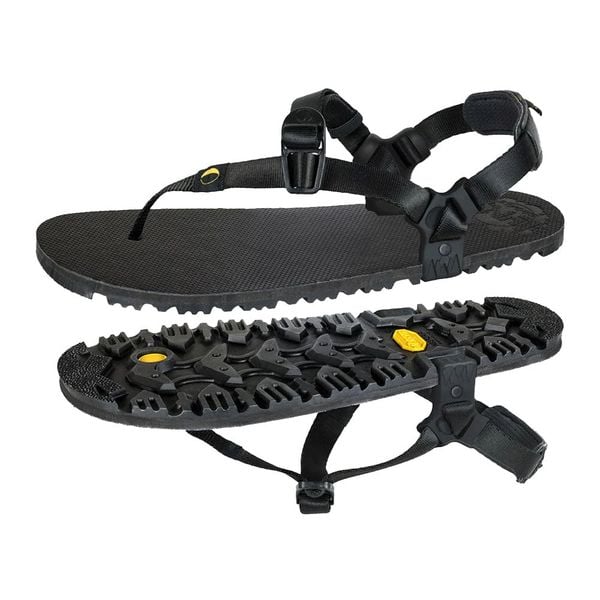 Dép Unisex Luna Sandals Oso Flaco Winged - Black