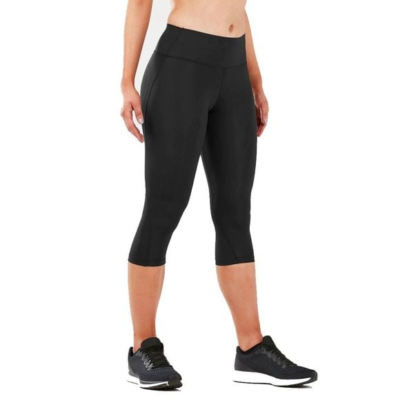 Quần Bó Cơ 2XU Force Mid-Rise Comp 3/4 Tight - Black