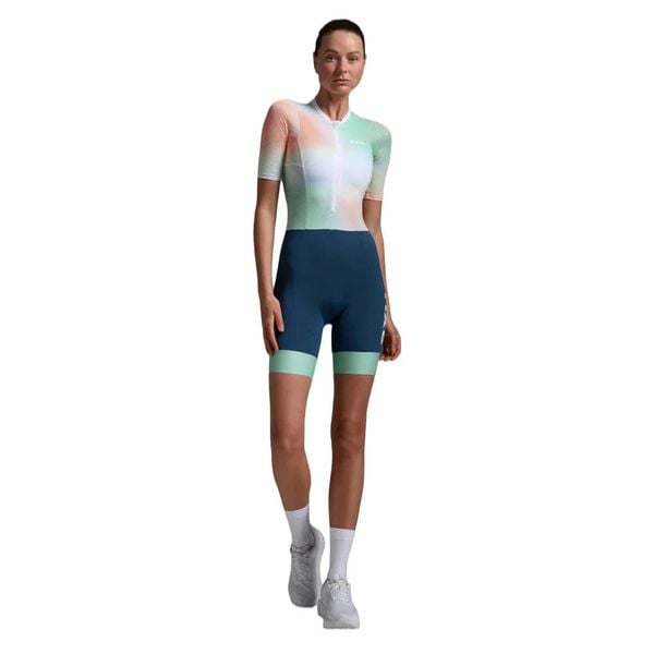 Bộ Quần Áo Ba Môn Phối Hợp Nữ 2XU Aero Hex Sleeved Trisuit - JLM/MAJ