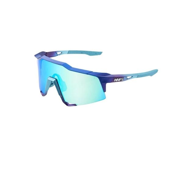 Kính 100% Speedcraft Matte Metallic Into the Fade Blue Topaz Multilayer Mirror Lens