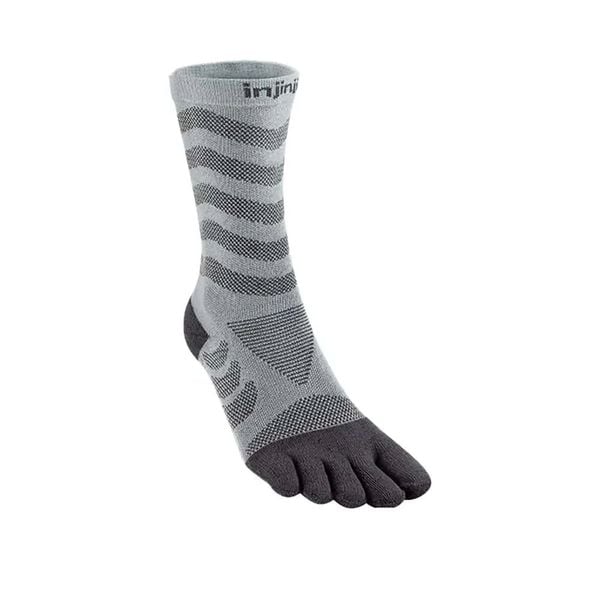 Tất Xỏ Ngón Chạy Đường Dài Injinji Women Ultra Run Crew - Slate