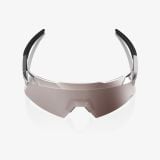  Kính 100% AEROCRAFT Gloss Black Chrome - HiPER Silver Mirror Lens 