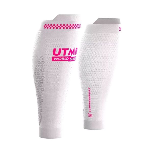 Bó Bắp Chân Compressport R2 3.0 UTMB 2026 - White