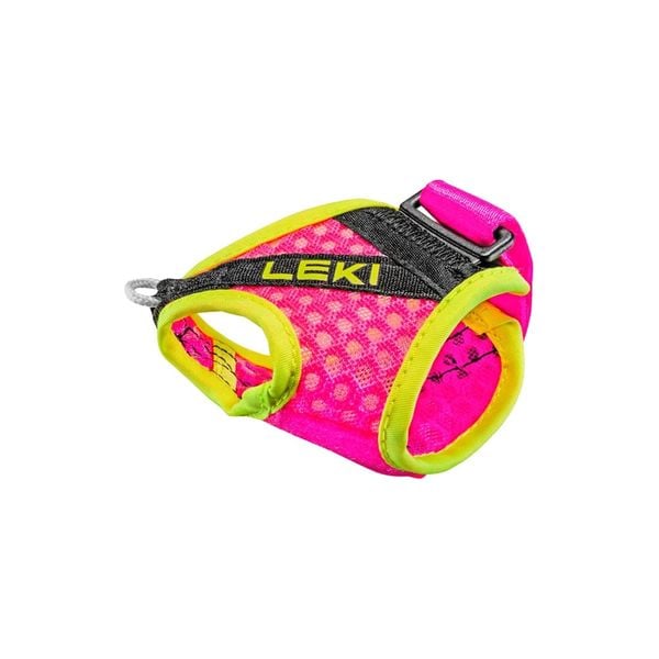 Bao Tay Đeo Gậy LEKI Shark Frame Strap Mesh - Neon pink/Neon yellow