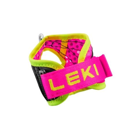 Bao Tay Đeo Gậy LEKI Shark Frame Strap Mesh - Neon pink/Neon yellow