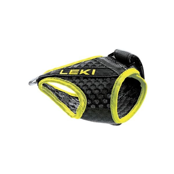 Bao Tay Đeo Gậy LEKI Shark Frame Strap Mesh - Black/Neon yellow