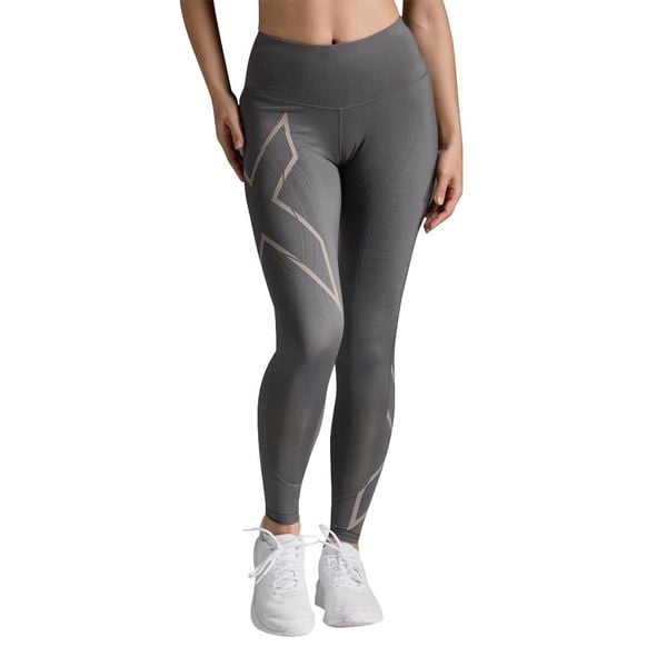 Quần Bó Cơ Nữ 2XU Light Speed Mid-Rise Compression Tights - JUP/CNF