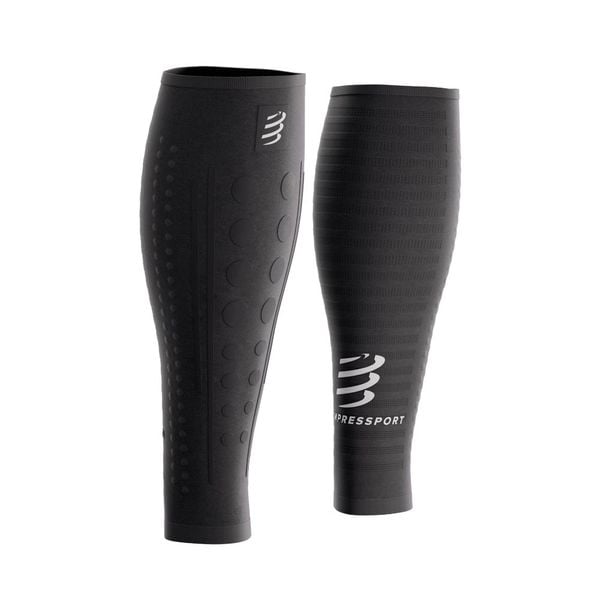 Bó Bắp Chân Compressport R2 Aero 2.0 - Black/White
