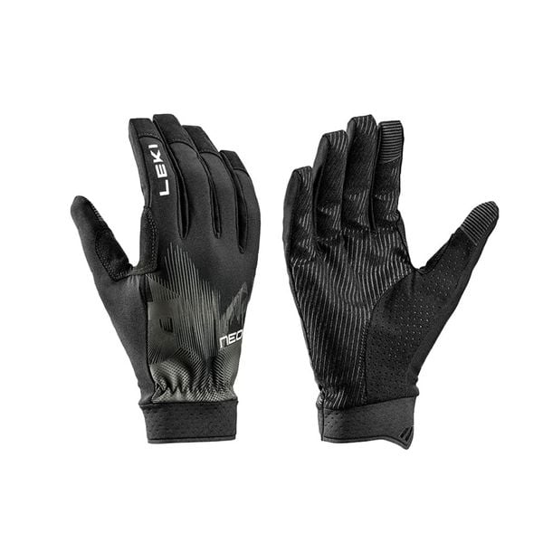 Găng Tay Chạy Bộ LEKI Neo Trail - Black/Graphite