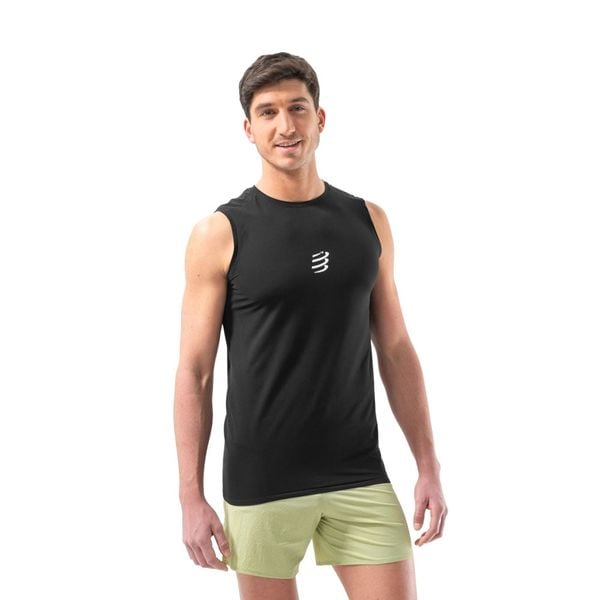 Áo Chạy Địa Hình Nam Compressport Trail Racing Tank M - Black
