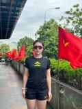  Áo Chạy Bộ Nữ T8 Women's Iced Tee - Custom Lime 