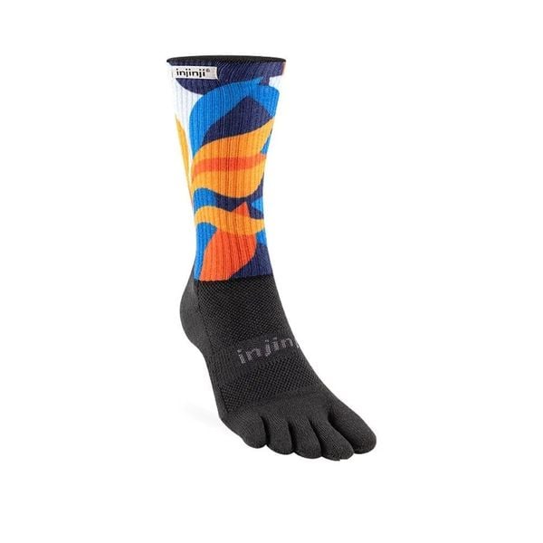 Tất Xỏ Ngón Chạy Bội Injinji Spectrum Trail Midweight Crew - Botanic