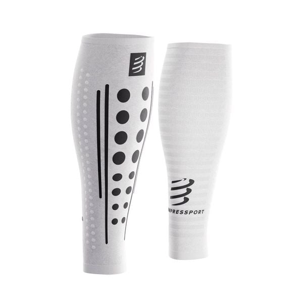 Bó Bắp Chân Compressport R2 Aero 2.0 - White/Black