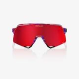  Kính 100% S3 LE FDJ Gloss Translucent Red/Blue - HiPER Fire Red Mirror Lens 