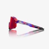  Kính 100% S3 LE FDJ Gloss Translucent Red/Blue - HiPER Fire Red Mirror Lens 