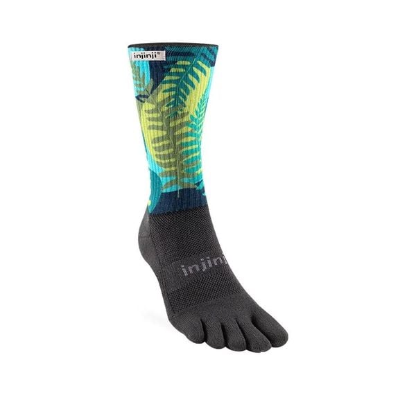 Tất Xỏ Ngón Chạy Bội Injinji Spectrum Trail Midweight Crew - Jungle