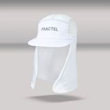  Mũ Chạy Bộ Trùm Gáy Fractel Legionnaire (Pony Tail Hole) - White Lumen 