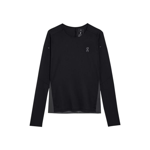 Áo Chạy Bộ Nữ On Running Women's Performance Long-T - Black/Eclipse