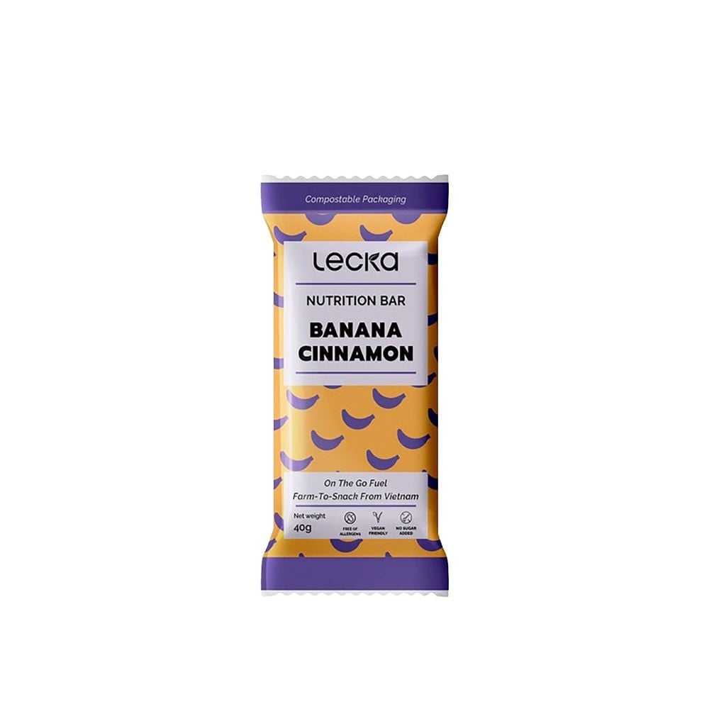  Thanh năng lượng tự nhiên Lecka Energy Bar - Vị Chuối Quế 
