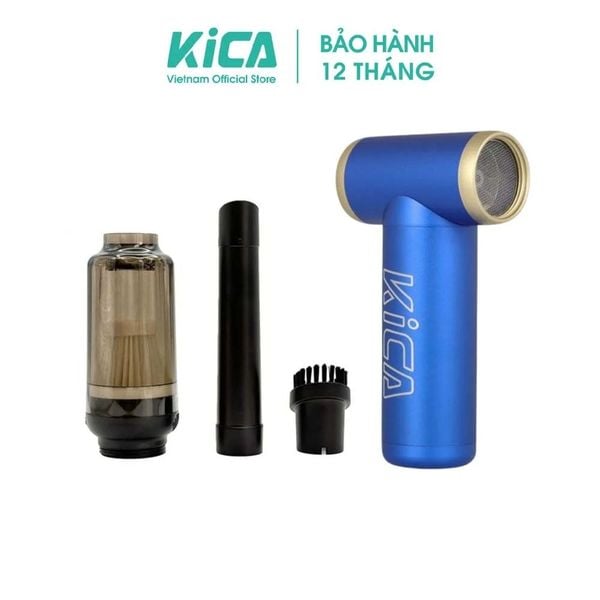 Máy Thổi Khí Nén KiCA Jet Fan 2 kit (kèm bộ hút bụi) - Blue