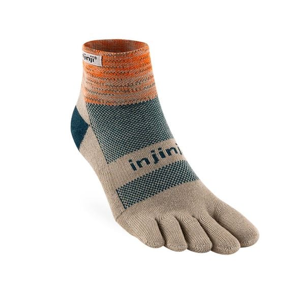 Tất Xỏ Ngón Chạy Địa Hình Injinji Trail Midweight Mini Crew - Dune