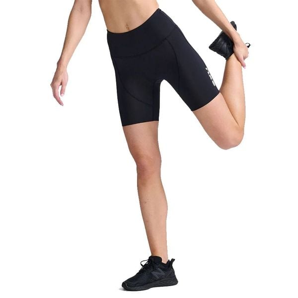 Quần Ba Môn Phối Hợp Nữ 2XU Aero Tri Shorts - BLK/WHT