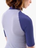  Áo Chạy Địa Hình Nữ Compressport Trail Racing Postural SS Top W - LAVENDER/ORIENT BLUE 