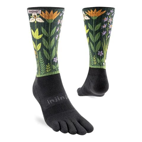 Tất Xỏ Ngón Chạy Địa Hình Injinji Spectrum TRAIL Midweight Crew - Wildwood