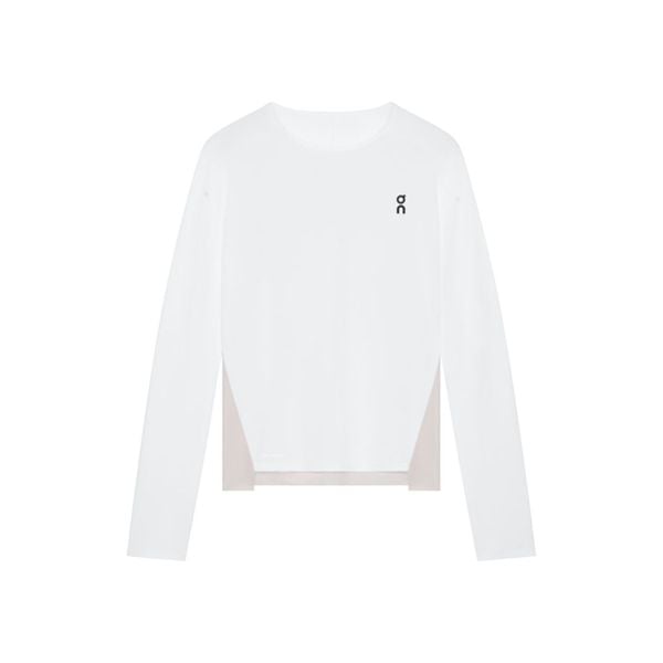 Áo Chạy Bộ Nữ On Running Women's Performance Long-T - White/Silver