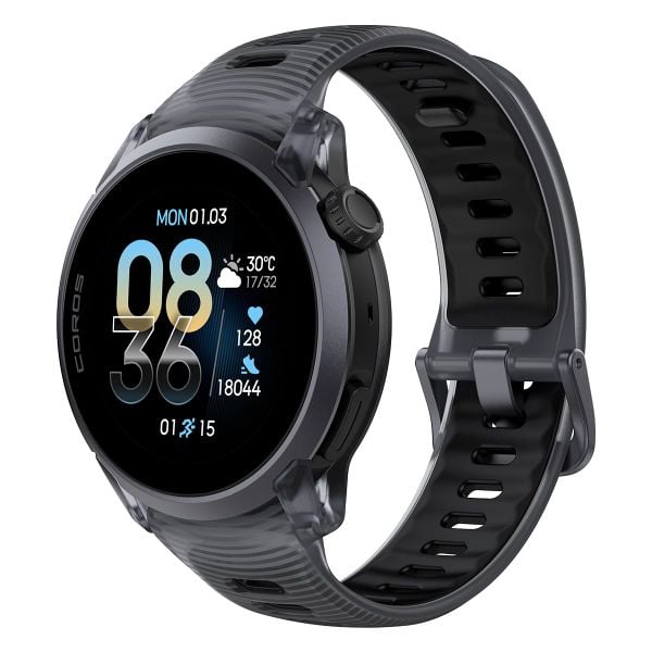 Đồng hồ chạy bộ, thể thao GPS Coros Pace 4 - Silicone - Crystal Black