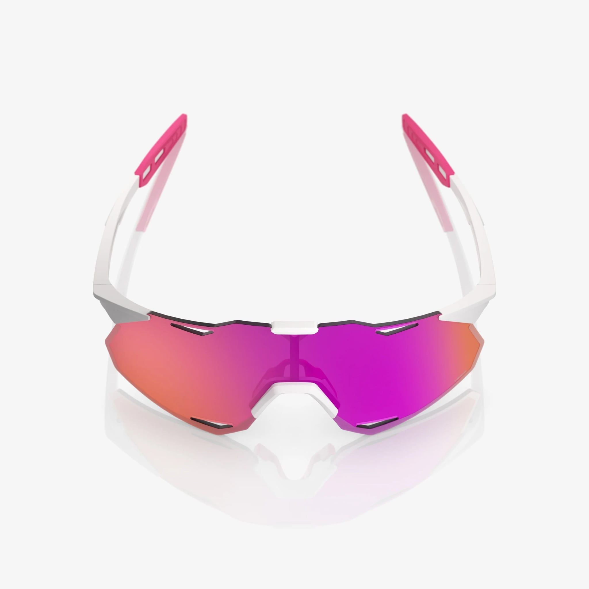 Kính 100% HYPERCRAFT XS Matte White/Pink - HiPER Vital Pink Mirror Lens 