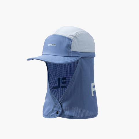 Mũ Chạy Bộ Trùm Gáy Fractel Legionnaire - Blue Driftline