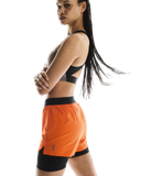  Quần Chạy Bộ Nữ On Running Women's 3" Performance 2/1 Shorts - Orange 