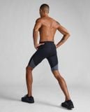  Quần Bó Cơ Nam 2XU Light Speed React Compression Shorts - BLK/WRF 