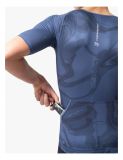  Áo Tri Nam Compressport Tri Postural Aero SS Top M-Indigo Print 