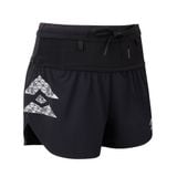  Quần Chạy Bộ Nữ T8 Women's Sherpa Shorts - White logo 