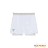  Quần Chạy Bộ Nữ On Running Women's 3" Performance 2/1 Shorts - White/Glacier 